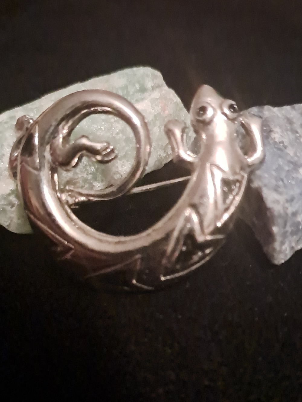 Vintage Gecko / Lizard Brooch